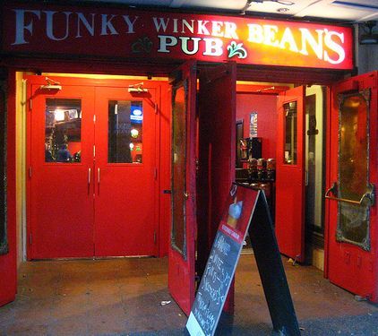 Funky Winker Pub in Vancouver, Canada
